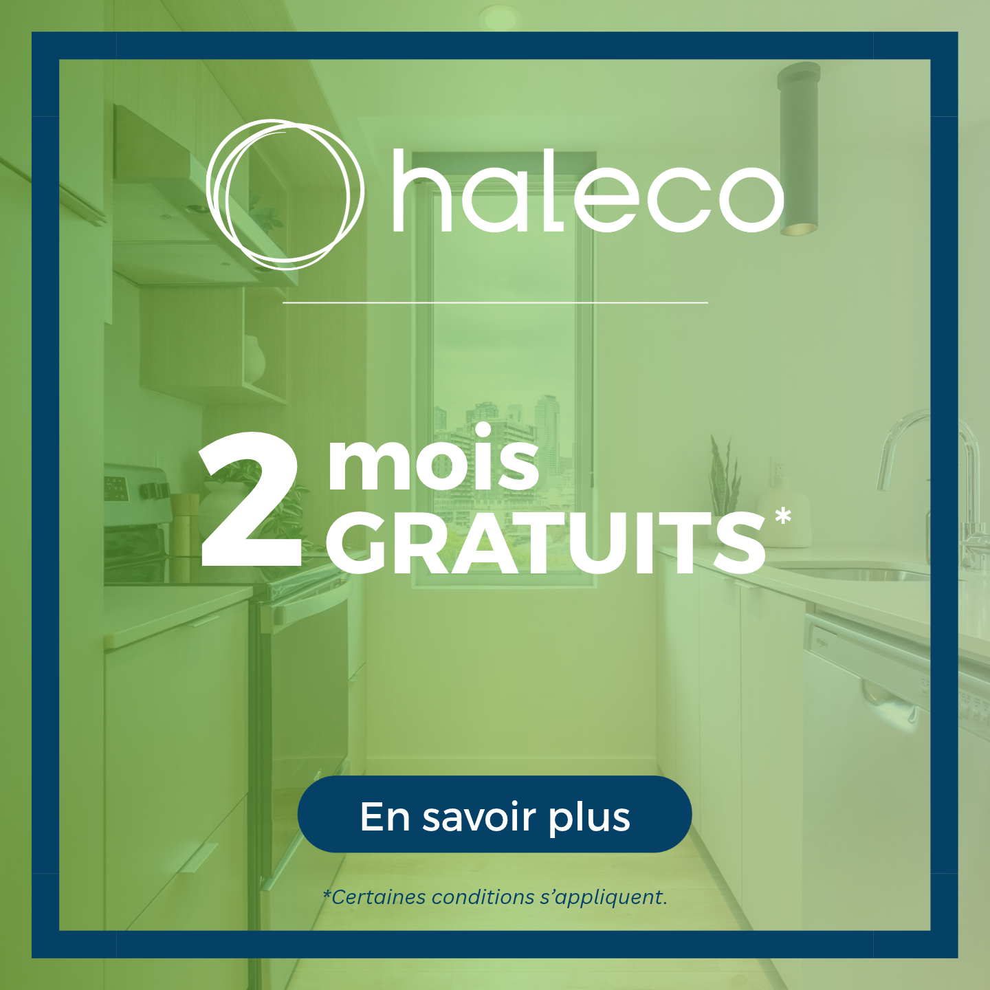 2 mois gratuits sur certaines unités